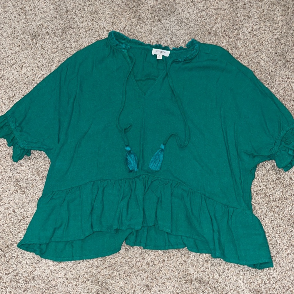 Umgee Kelly Green Top